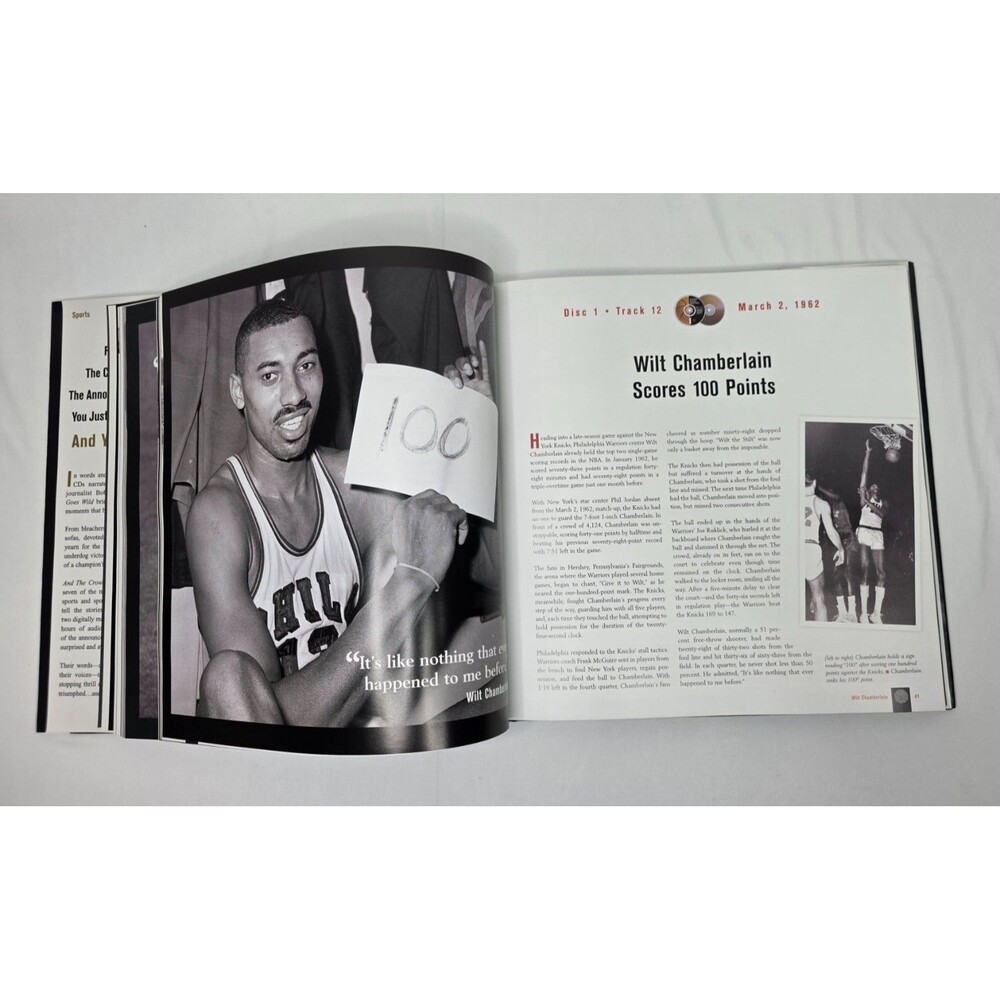 And the Crowd Goes Wild | Hardcover Book with 2 Audio CDs | 1999 Sports History - Picture 14 of 16
